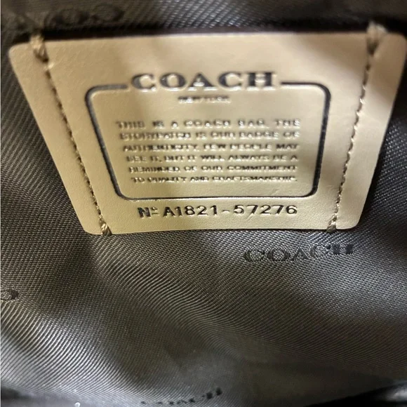 COACH Brooklyn Carryall Turnlock Shoulder Hand 2way Bag Leather BEIGE NWOT - Picture 13 of 16